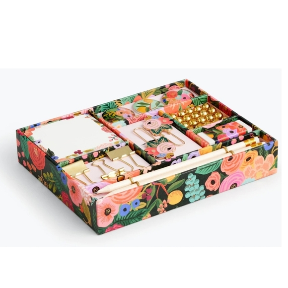 ♥️BUY 2 GET 1 FREE Paper Source Garden Party Office Kit, Retail $36.00 USD - Picture 2 of 9